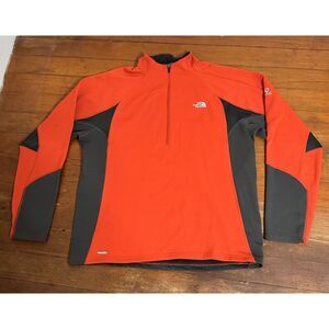 The North Face Flight Series TKA Half Zip Fleece Jacket Red/Gray Men’s XL
